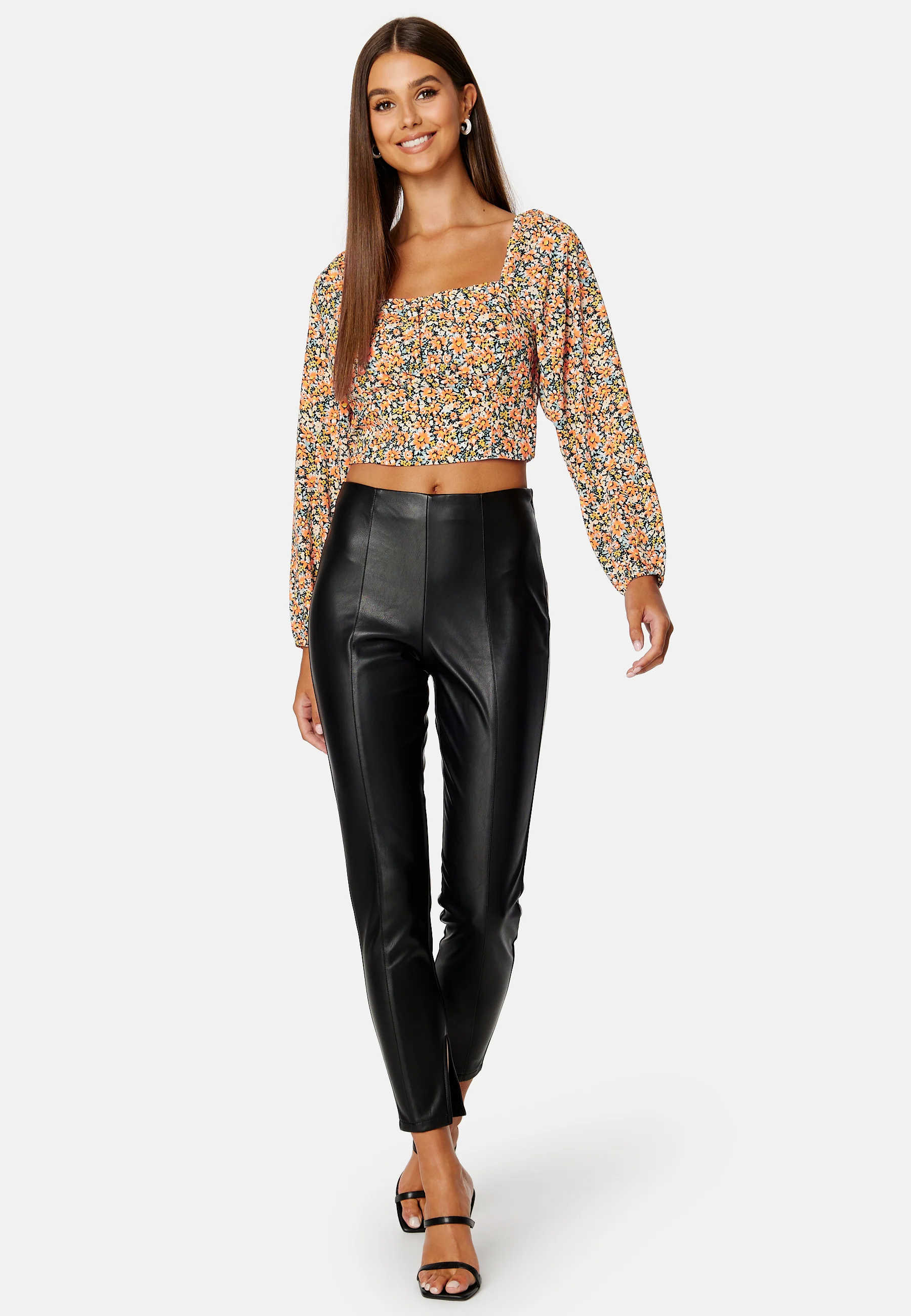 Zoey L/S String Smock Top - Image 2